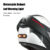 Motorcycle Helmet LED Light Motorbike Safety Helmet Signal Light Cycling Warning Lights Waterproof Rechargeable Blinker