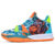Men’s basketball shoes, breathable high top shoes, graffiti friction sound casual sports shoes