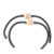 Gas Fuel Filter Universal Petrol Pipe Filter Fuel Oil Filter Pipe for 125 100 70cc Petrol Engine for ATV Dirt Bike Kart Scooter