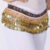 Cotton Cloth Belly Dance Waist Chain Hip Scarf Bellydance Sequins Belt Dancing Waist Belt Dancer’s Accessories for Women
