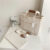 2024 Korean ins wind mummy bag fashion multi-functional mother and baby go out shoulder slung portable canvas mother bag