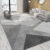 Modern geometric simple crystal velvet carpet Nordic striped living room American coffee table bedroom bed light luxury