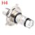 Motorcycle LED Headlight H4 3030-20LED High Power motorcycle Light Three-claw Front Fog Light Integrated Front Light Bulb 12V24V