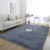 Factory Spot Wholesale Rectangular Solid Color Silk Carpet Bedroom Bed Living Room Sofa Blanket Tatami Mat