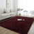 Factory Spot Wholesale Rectangular Solid Color Silk Carpet Bedroom Bed Living Room Sofa Blanket Tatami Mat