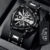 LIGE Men Watch Luxury Business Quartz Watches Silicone Strap Sport Chronograph Men’s Wristwatch Waterproof Luminous Triangle sh
