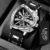 LIGE Men Watch Luxury Business Quartz Watches Silicone Strap Sport Chronograph Men’s Wristwatch Waterproof Luminous Triangle sh