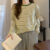 Fashion Women T-shirt Long Sleeve O Neck Solid Casual Loose Ladies Top for Daily Streetwear Summer