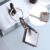 Metal tape measure keychain Stainless steel retractable ruler Key ring Practical small tools Measuring tools tape measure