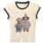 Y2k Crop Top Harajuku Clown Printed Baby Tee Aesthetic Harajuku Tshirt Hip Hop EMO Girl Vintage Summer Punk Graphic Short Sleeve