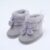Soft Sole First Walkers Shoes for Baby Girls 0-18 Months  4-Colors Warm Fluff Balls Indoor Cottton Soft Rubber Sole Infant Baby