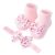 Baby Girls Headband + Socks Set Toddler Dot Print Bow Anti-Skid Cute Floors Socks Princess Footwear With Elastic Hair Bands