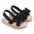 Cute baby girl sandals, slippers, soft soled bow anti slip baby outdoor slippers
