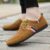 2024 Men Casual Shoes Lace-up Canvas Work Shoes Outdoor Breathable Casual Sneakers Non-Slip Man Hiking Footwear Summer Versatile