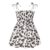 Girls Dress Summer Small Daisy Floral Printed Sleeveless Sling Sweet Dress Suspender Skirt Dress Kids 3 to 7 Years old