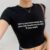 Sorry You Had A Bad Day You Can Touch Funny Women Crop Top Aesthetic Graphic T Shirts Womens Baby Tee Y2k Goth Clothes