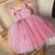 Summer Girls Tulle Dress Princess Party Tutu Fluffy Pearl Dress Kids Evening Gown 1-5Yrs Children Clothing Baby Clothes Vestidos