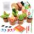 1set Sewing Tools Beginner Crochet Kits Funny Step-by-Step Acrylic Thread Crochet Material Set Easy To Follow Zero To Hero DIY Knitting Potting Plants Kit Kids
