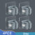 4PCS Wall Mounted Mop Organizer Holder Wall-Mounted Waterproof Mop Storage Rack Broom Hanger Hooks Household Tools