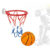 Mini foldable basketball case without punching indoor basketball rack wall mounted home shooting frame