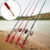 Fishing Rod Stand Pole Holder Plug Insert Ground Iron Tool Red folding ground plug bracket Fishing Rod Stand Pole Holder