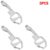 Multi-use Keychain Portable Stainless Steel Pocket EDC Multi Tool Bottle Opener Wrench Screwdriver Measuring Ruler for Outdoor