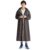 Adult Hooded Poncho One-Piece Long Raincoat Reusable Long Hooded Rain Coats Drawstring for Outdoor Travel Emergency