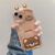 Cute 3D Ears Bear Rabbit Case for IPhone 15 Pro Max 14 13 12 11 Pro Max  Cream Wave Edge Soft Cover