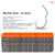 High Carbon Steel Fishing Hook Sharp Barbless Automatic Flip 12Pcs/Pack Fishhook For Carp Fishing Accessories