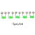 5pcs/lot Fishing Bite Alarms Fishing Rod Bell Rod Clamp Tip Clip Bells Ring Green ABS Fishing Accessory Outdoor Metal