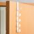 Multifunctional Hanging Type Fivesegment Hook Portable Coat Hook Door Towel Hook Free Punching Seamless Hook Cap Holder