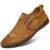 New Style Leather Shoes Men’s 2023 Fashionable Soft Leather Slip-on Casual Leather Shoes Car Stitch Shoes Soft Bottom Men’s Shoes