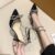 2022 Summer New Korean Style Sweet Bow Rhinestone Style Buckle Strap High Heel Sandals Toe Thin Heel Women’s Shoes