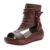 Roman shoes women’s summer casual fashion 2021 new high-top heightened wedge sandals soft leather platform peep toe sandals
