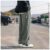 Casual pants straight printed cropped pants men’s solid color youth fashion fashion brand sports pants loose fashion summer