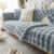 Rabbit Plush Cyber Celebrity Sofa Cushion Winter Thickened Plush Cushion Non-slip Leather Sofa Cover 2022 New Style Cover Cloth Towel