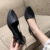 Heli shark new summer outdoor sandals fashion casual solid color pointed toe back cool strap women’s low heel flat women’s shoes