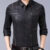 Outside the station explosions ice silk shirt men’s summer business long sleeve inch clothing middle-aged seamless inch shirt with pocket dad outfit