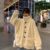 Cashmere Cardigan Loose I Casual Sweater Women’s 2022 New Autumn and Winter Half-high Collar Coat Fat Girl Women’s Clothes