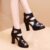 2023 New Hollow Fish Toe Roman Shoes Women’s Sandals Thick Heel Thick Sole All-match Short Boots Waterproof Platform High Heel Sandals