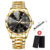 BINBOND B2521 Fashion Luxury Business Men Watches 30M Waterproof Week Date Clock Sports Quartz Mens Wristwatch Relogio Masculino