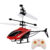 Remote Control Airplane Helicopter Flying Mini Interaction Airplane  Gesture Sensing Children Flashing Light Aircraft Kids Toy