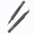 Black Tweezer Precision Stainless Steel Forceps Curved Straight Tip ESD-14 ESD-15 Anti-static
