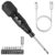 Electric Screwdriver Sets Automatic Home Repair Tool Kit Motorized Screwdriver with Lights and USB Cable Black