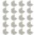20pcs Angle Iron Board Table, Chair, Cabinet, Wardrobe, Fixed Connector, 90-degree Angle Iron Plate Bracket