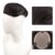 Hair Replacement Male Natural Toupee Nightclub Bar Wig Clip-On Invisible Hairpiece Human Hair Toupee Hair Extensions Breathable Black Short Wig for Young Men