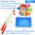 Kids’ Fishing Toy Set Play Water Toys for Baby Magnetic Rod and Fish with Inflatable Pool Outdoor Sport Toys for Children