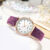 2024 New Exquisite and practical Ladies Diamond-Studded Luminous Retro Female Watch Belt Quartz Modern minimalist Watch