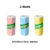 16Rolls Thermal Printer Papers 57x25mm Self-adhesive Thermal Papers HD Color Label Printers for Inkless Mini Portable Printer