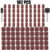 102pcs/set 80Grit Sanding Drums Kit Sanding Band 1/2 1/4 Inch Sand Mandrels Fit for Dremel Nail Drill Rotary Abrasive Tools